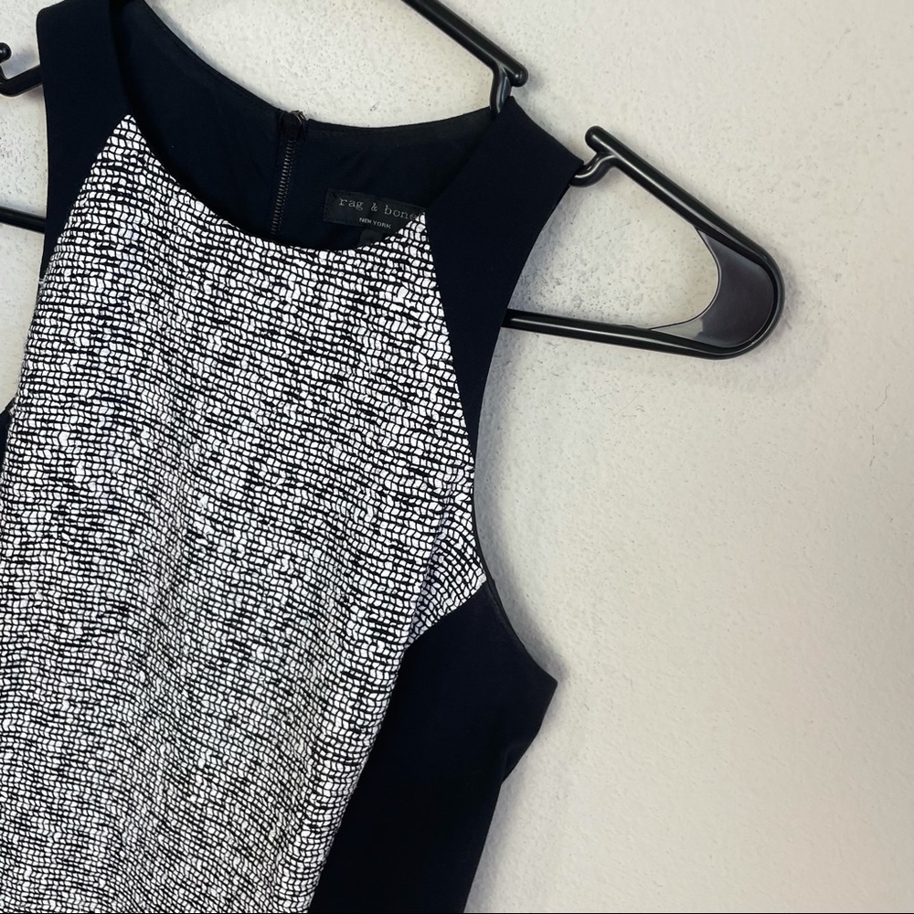 Rag & Bone Tweed Color-Block Illusion Dress - image 6